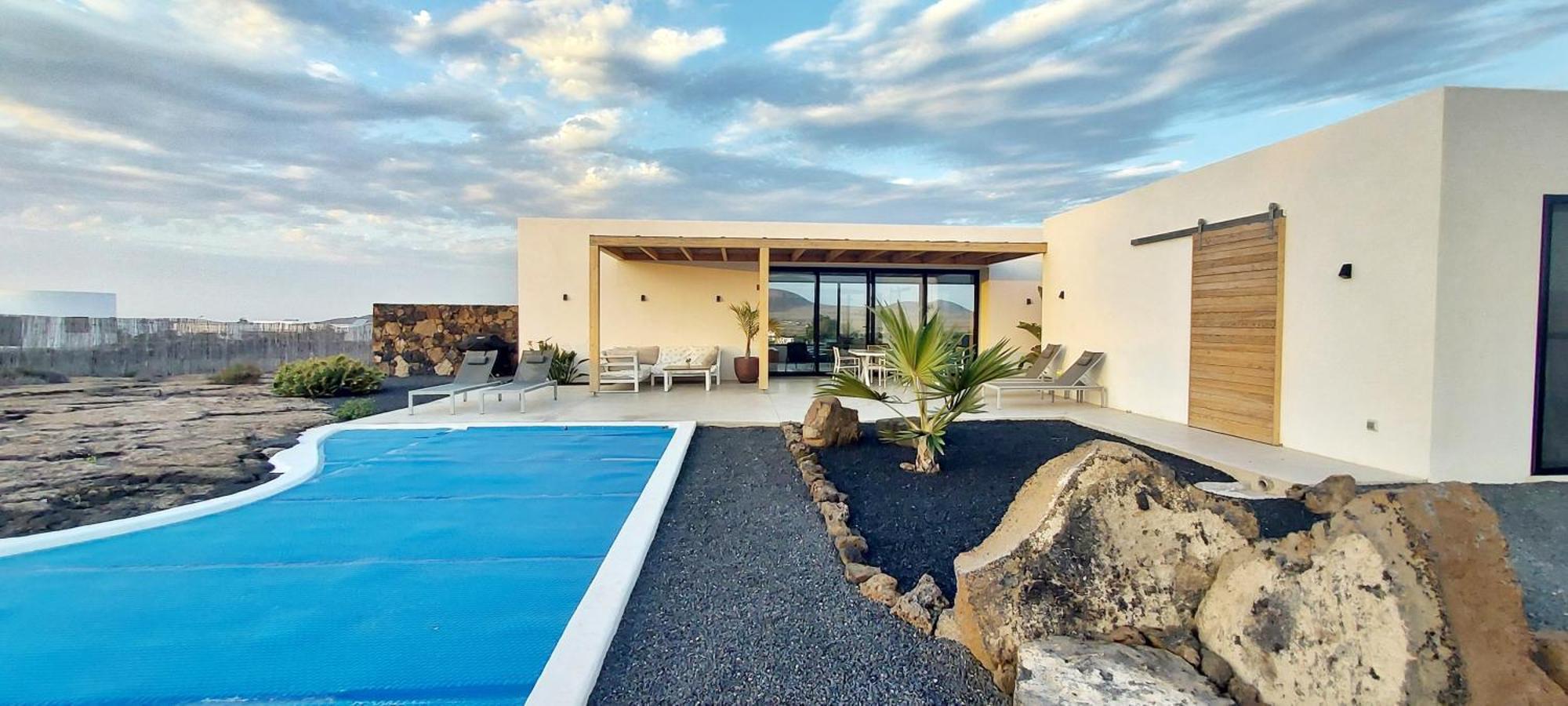 Villa Tabaiba En Lajares Con Piscina Exterior photo