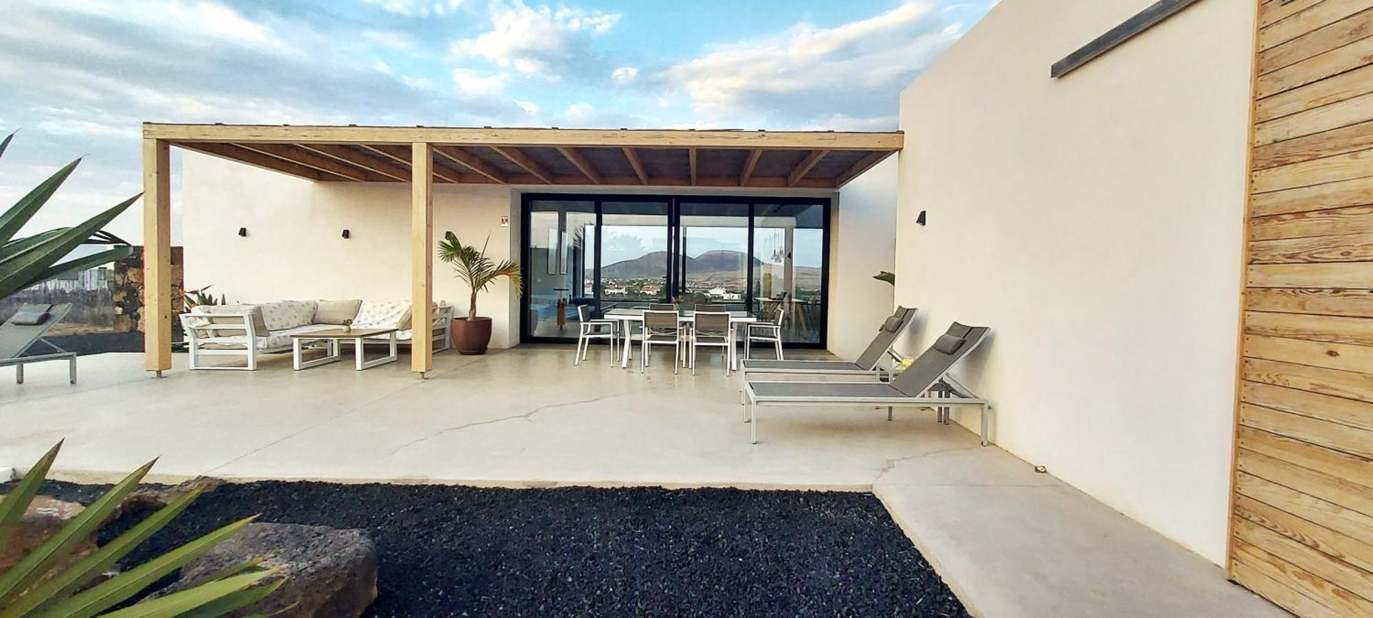 Villa Tabaiba En Lajares Con Piscina Exterior photo