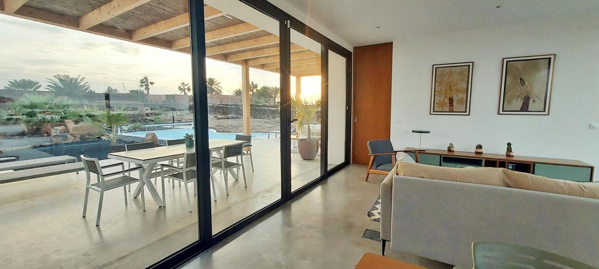 Villa Tabaiba En Lajares Con Piscina Exterior photo